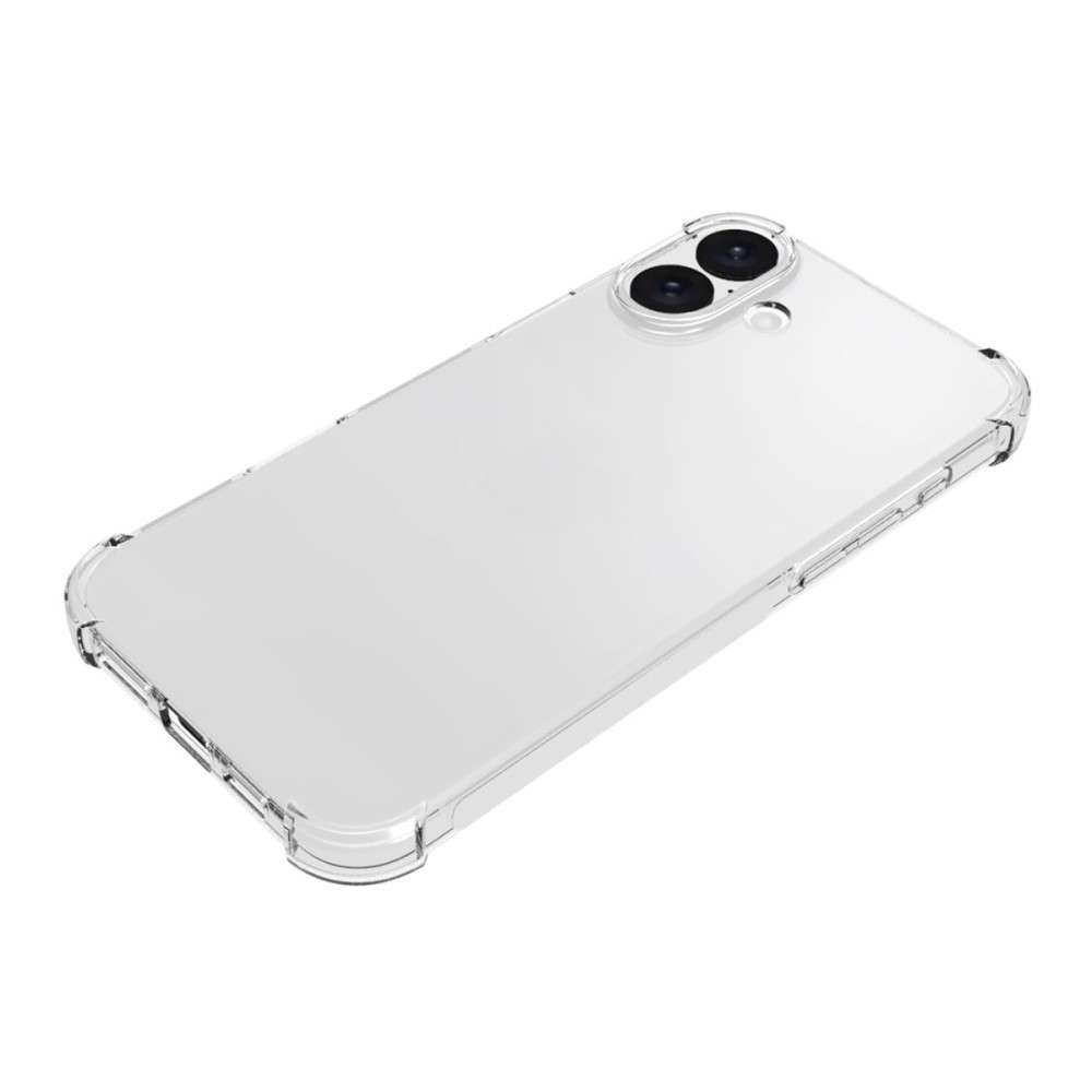 Anti-shock Back Cover voor de iPhone 16 Plus Transparant