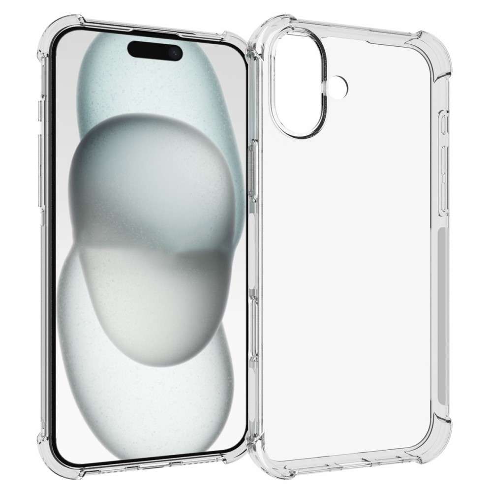 Anti-shock Back Cover voor de iPhone 16 Plus Transparant