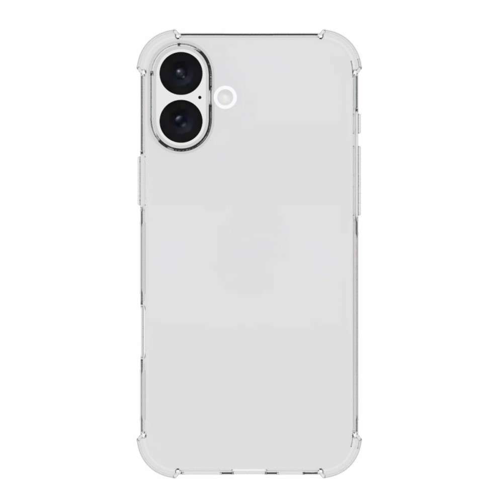 Anti-shock Back Cover voor de iPhone 16 Plus Transparant