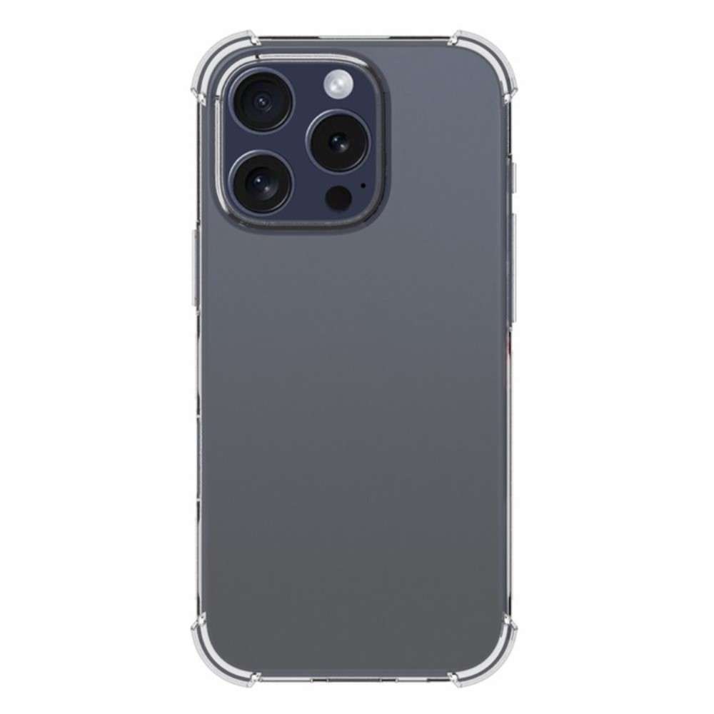 Anti-shock Back Cover voor de iPhone 16 Pro Max Transparant