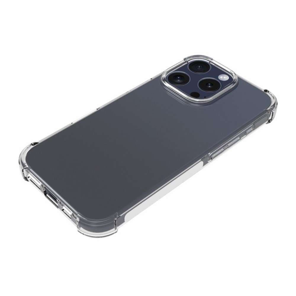 Anti-shock Back Cover voor de iPhone 16 Pro Max Transparant