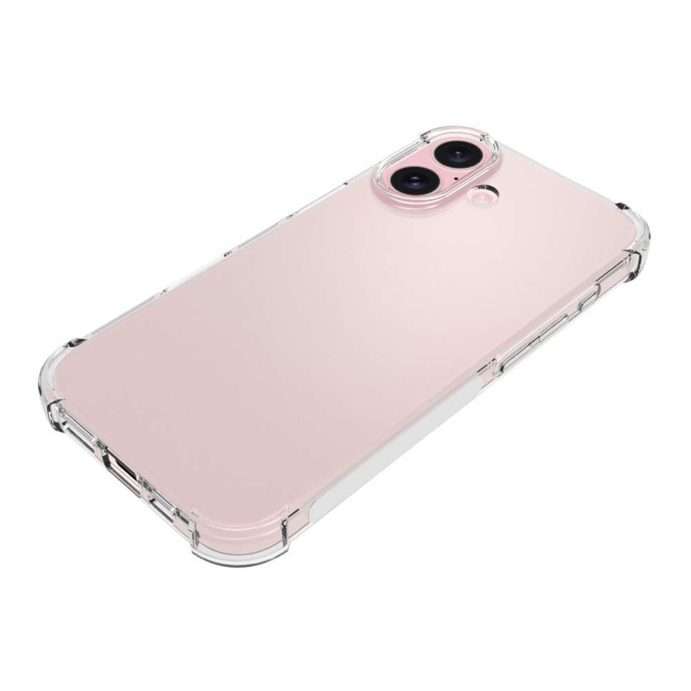 Anti-shock Back Cover voor de iPhone 16 Transparant