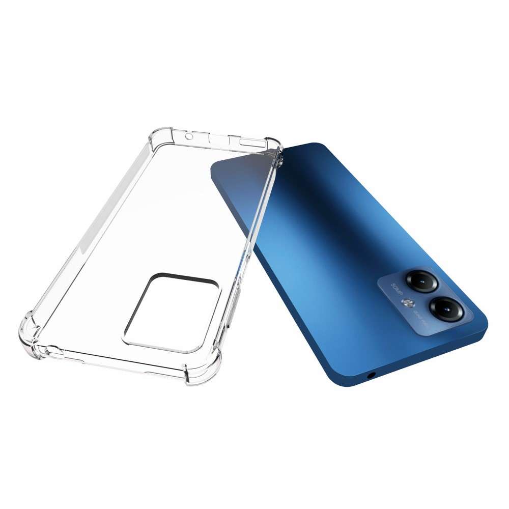 Anti-shock Back Cover voor de Motorola Moto G14 Transparant