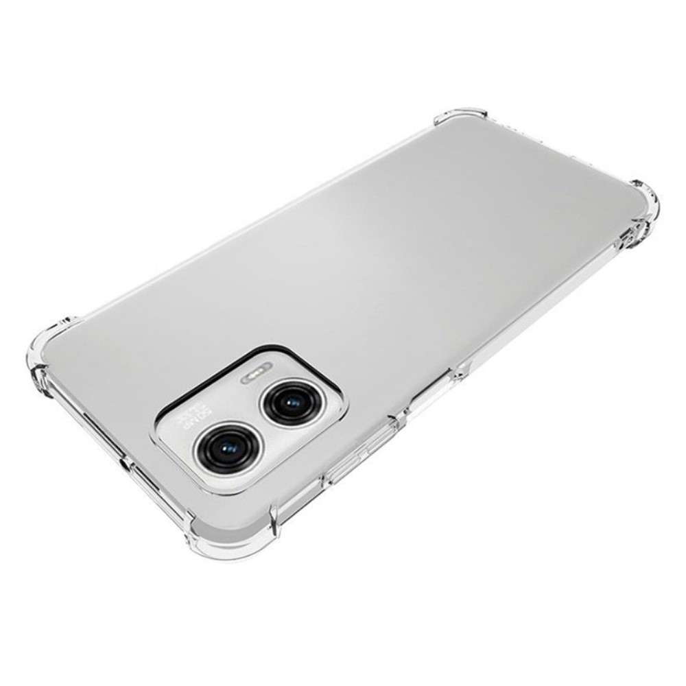 Anti-shock Back Cover voor de Motorola Moto G73 Transparant