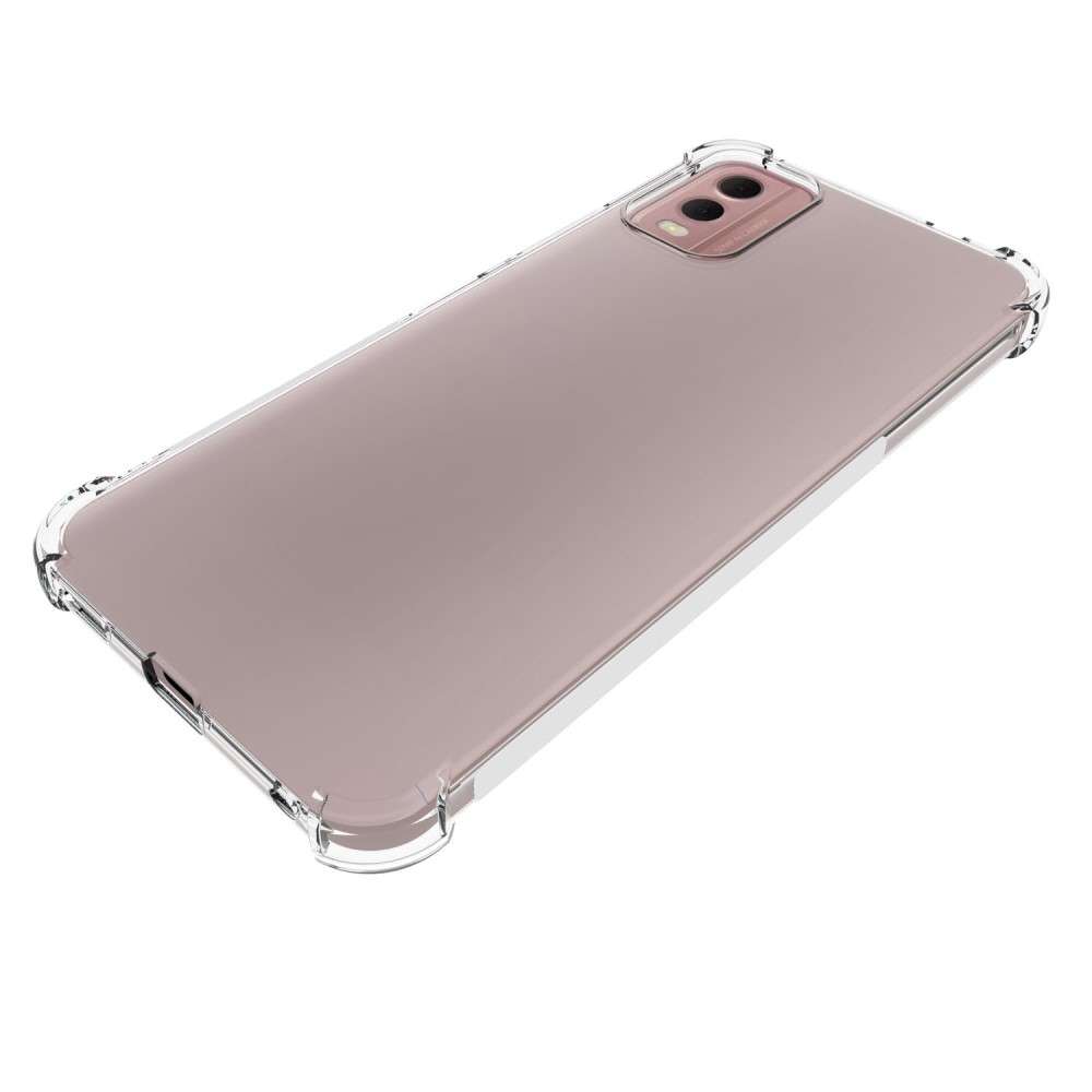 Anti-shock Back Cover voor de Nokia C32 Transparant