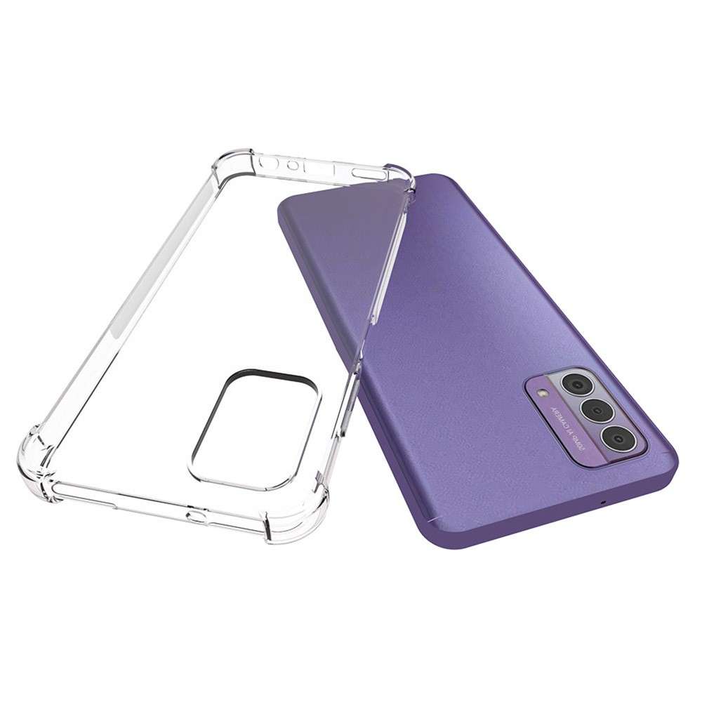 Anti-shock Back Cover voor de Nokia G42 Transparant