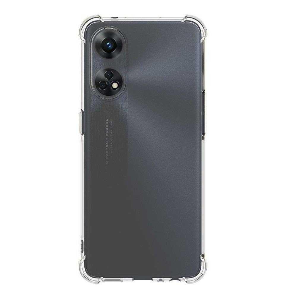 Anti-shock Back Cover voor de OPPO Reno8 T 4G Transparant