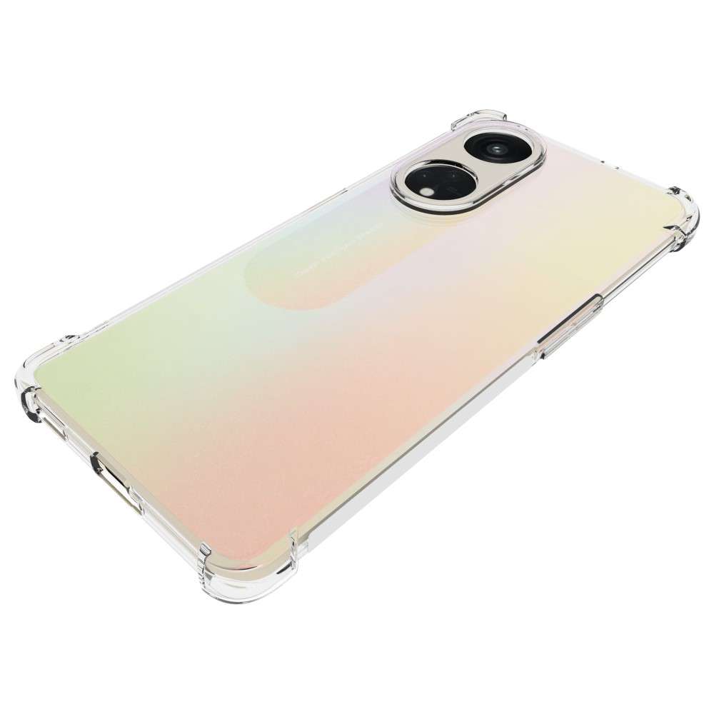 Anti-shock Back Cover voor de OPPO Reno8 T 5G Transparant