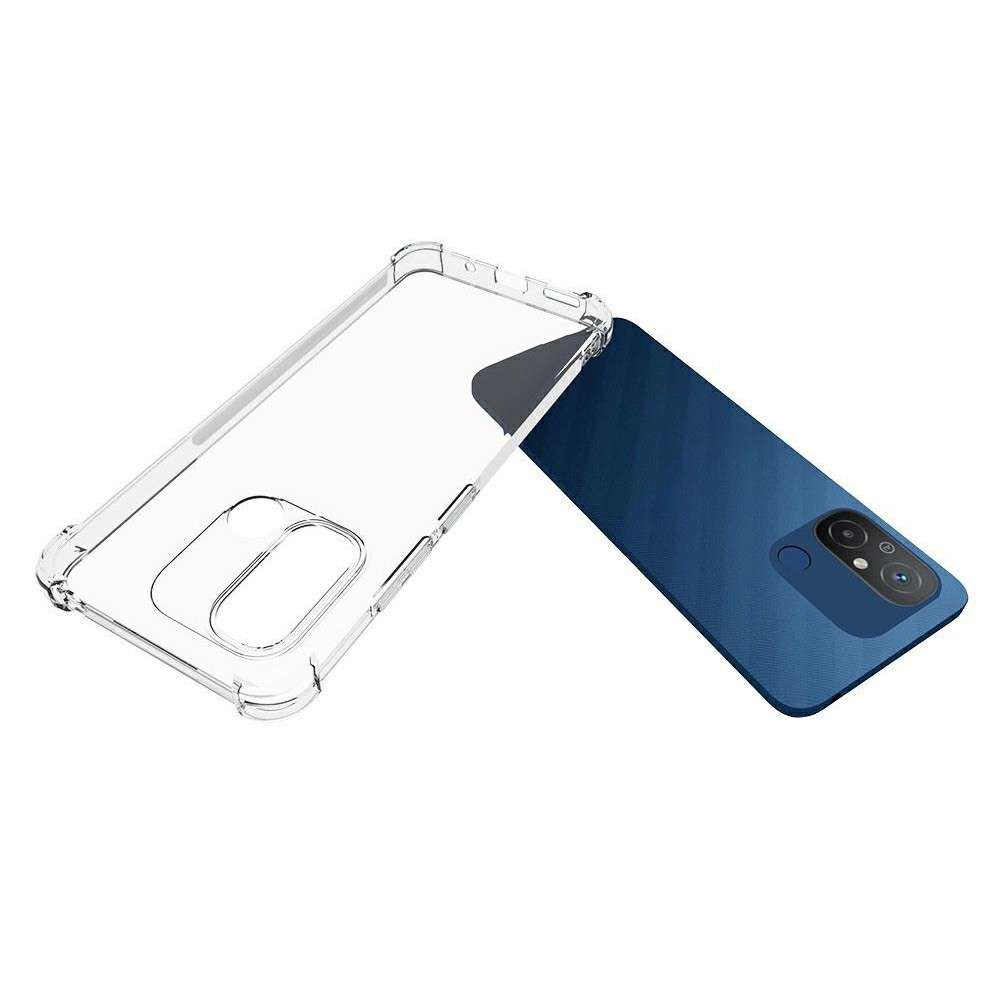 Anti-shock Back Cover voor de Xiaomi Redmi 12C Transparant