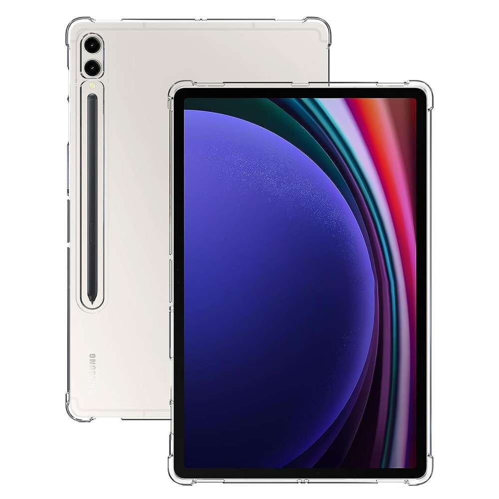 Anti-shock TPU Back Cover Hoesje Samsung Galaxy Tab S9 Plus | S10 Plus Transparant