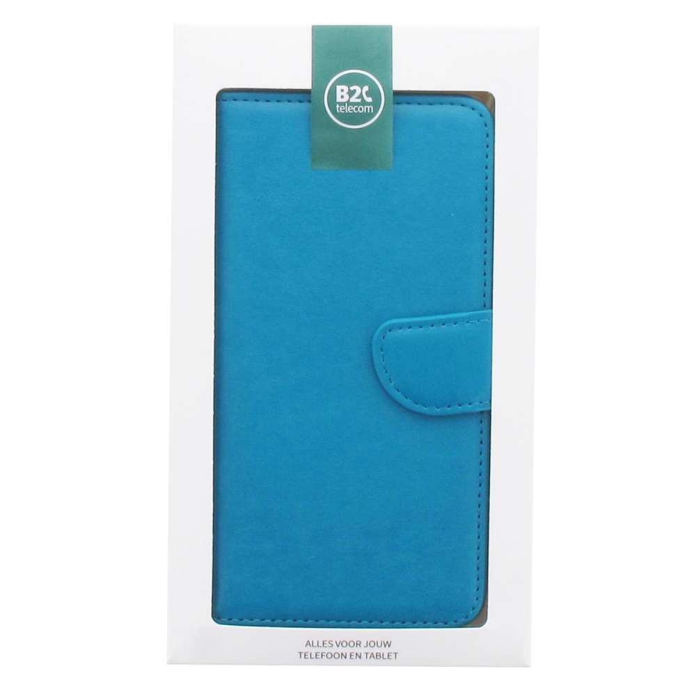 Apple iPhone 11 Pro Max Hoesje Turquoise met Pasjeshouder