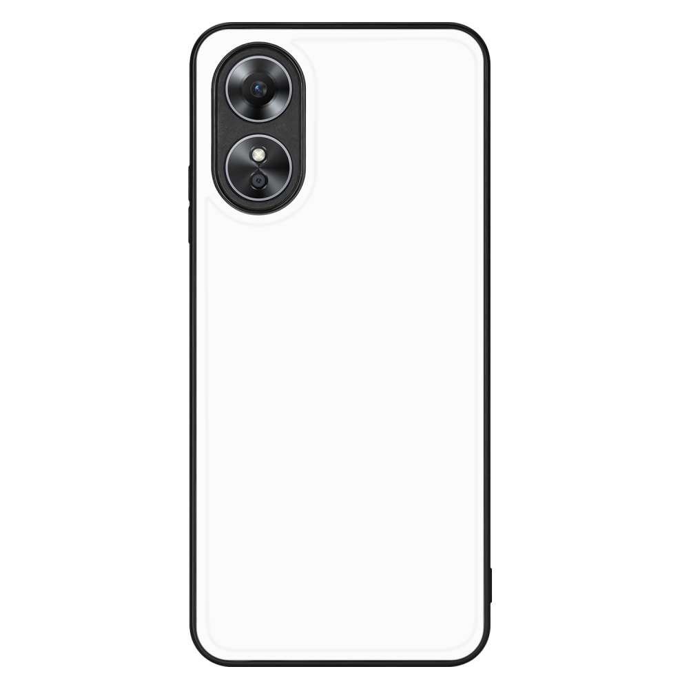 Back Cover Hoesje voor de OPPO A17 Zwart | Wit