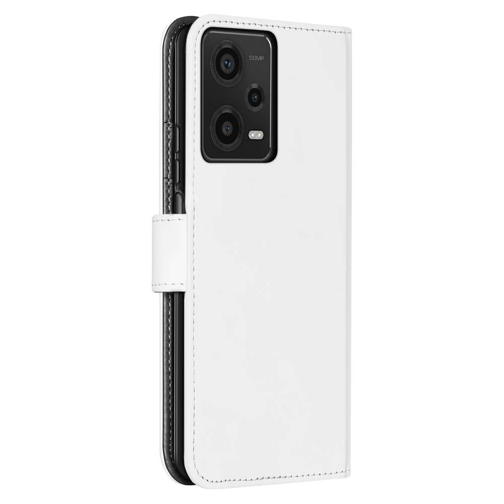 Book Case Hoesje voor de Xiaomi Redmi Note 12 5G | Poco X5 Wit met Pasjeshouder