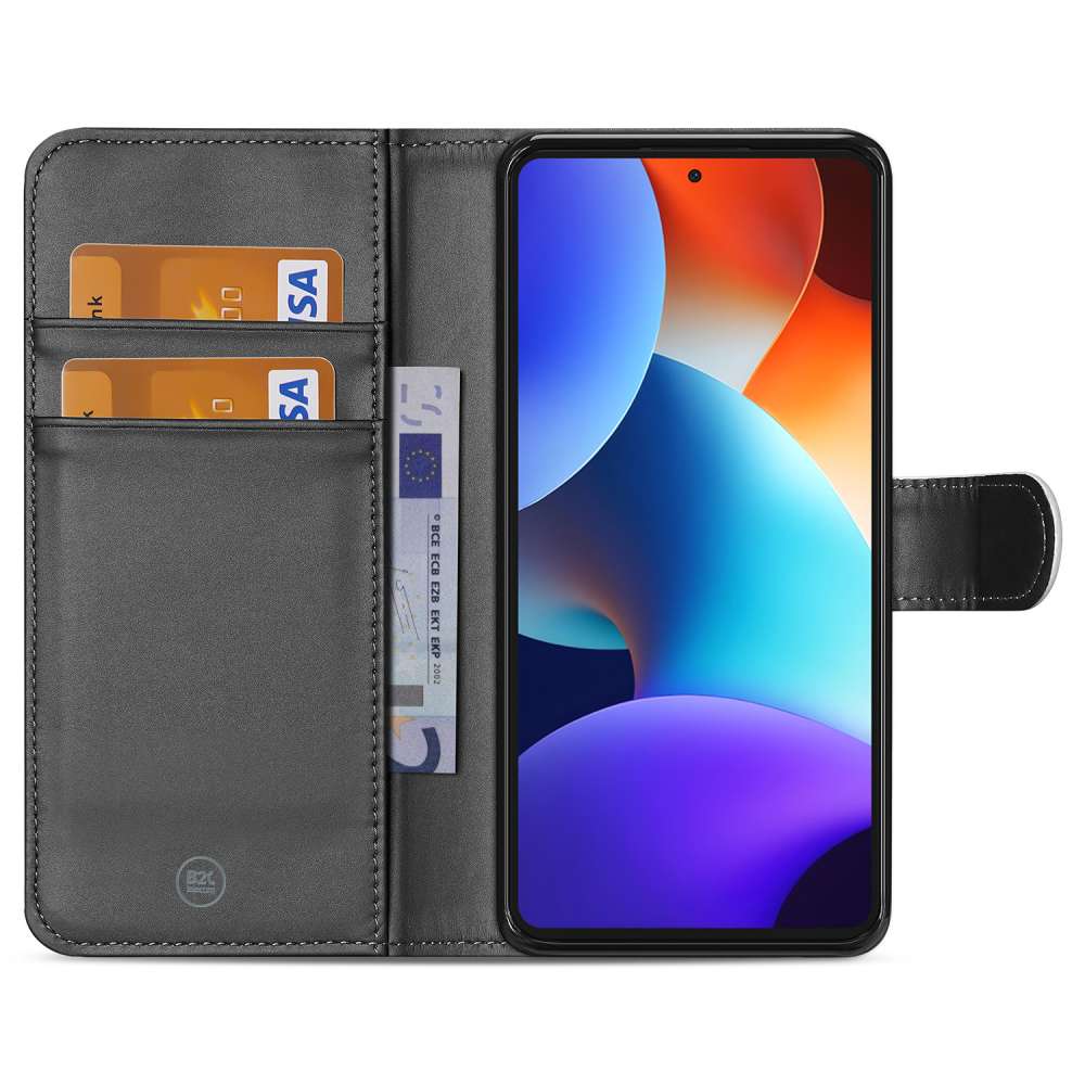 Book Case Hoesje voor de Xiaomi Redmi Note 12 Pro Plus Wit met Pasjeshouder