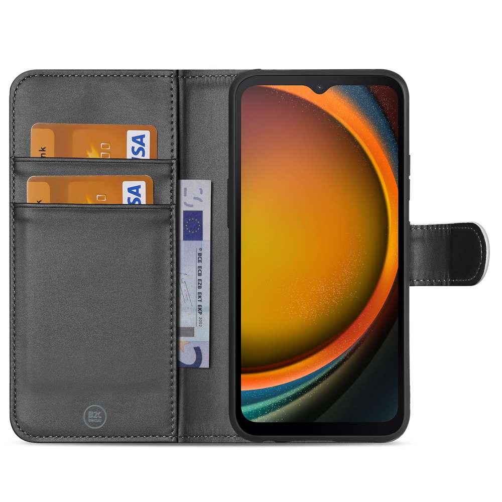 Book Case Telefoonhoesje Geschikt voor Samsung Galaxy Xcover 7 Wit met Pasjeshouder