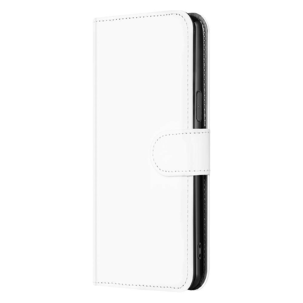 Book Case Telefoonhoesje voor de iPhone 15 Plus Wit met Pasjeshouder