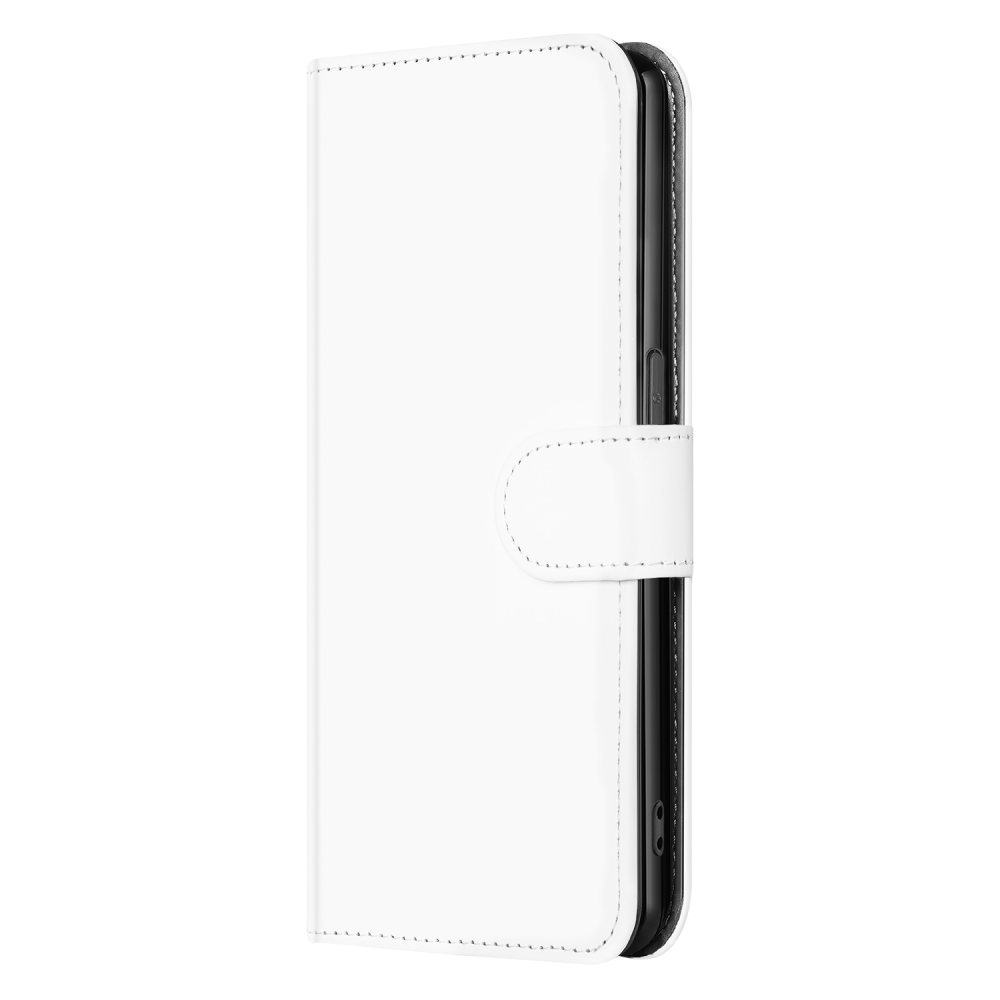 Book Case Telefoonhoesje voor de iPhone 15 Pro Wit met Pasjeshouder