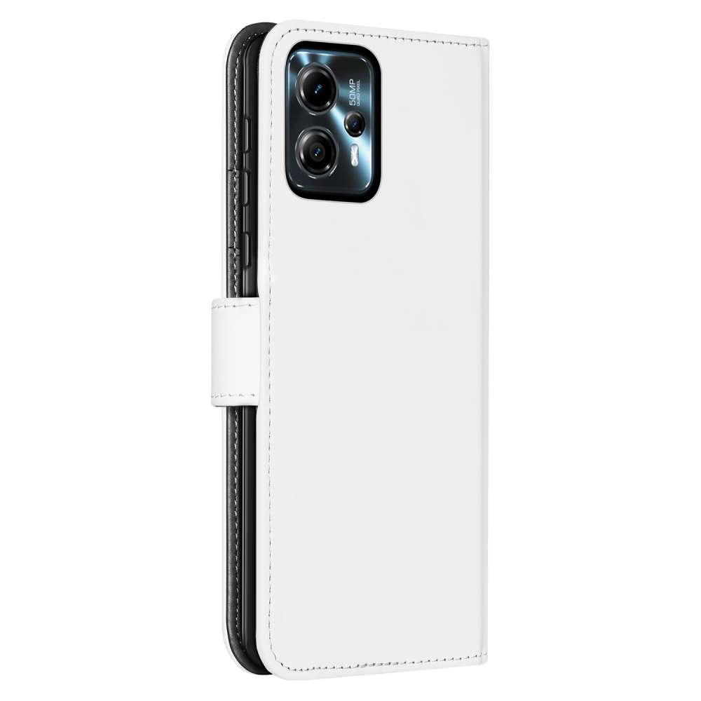 Book Case Telefoonhoesje voor de Motorola Moto G13 | G23 Wit met Pasjeshouder