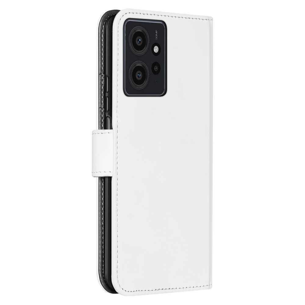 Book Case Telefoonhoesje voor de Xiaomi Redmi Note 12 4G Wit met Pasjeshouder