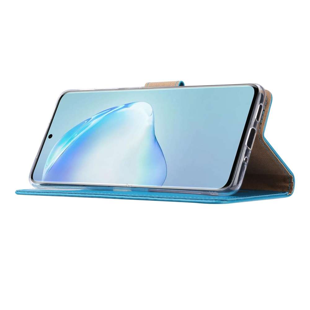 Bookcase Turquoise Samsung Galaxy S20 Ultra met Pasjeshouder