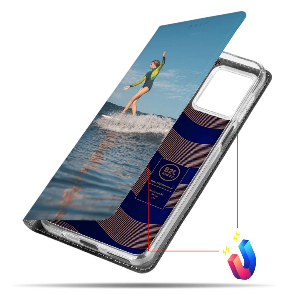 Stand Case Hoesje Maken voor de Motorola Moto G14