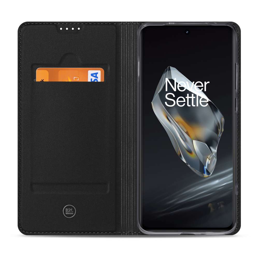 Stand Case Hoesje OnePlus 12 Wit met Pashouder