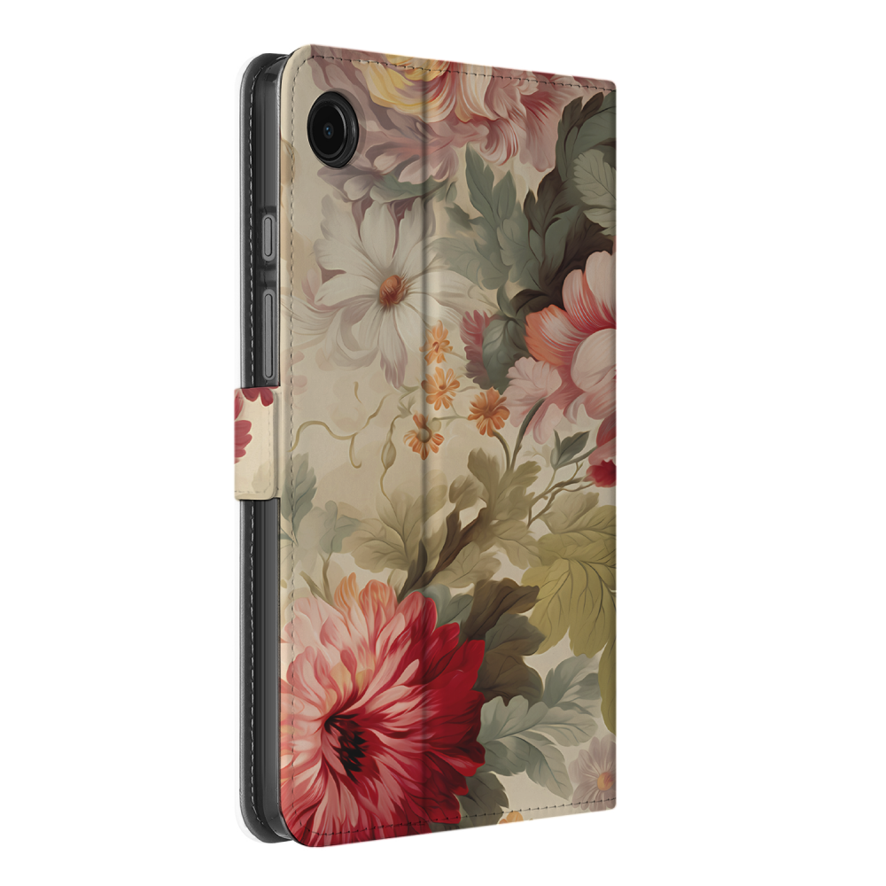 Uniek Samsung Galaxy Tab A9 Tablethoesje Bloemen Design | B2C Telecom