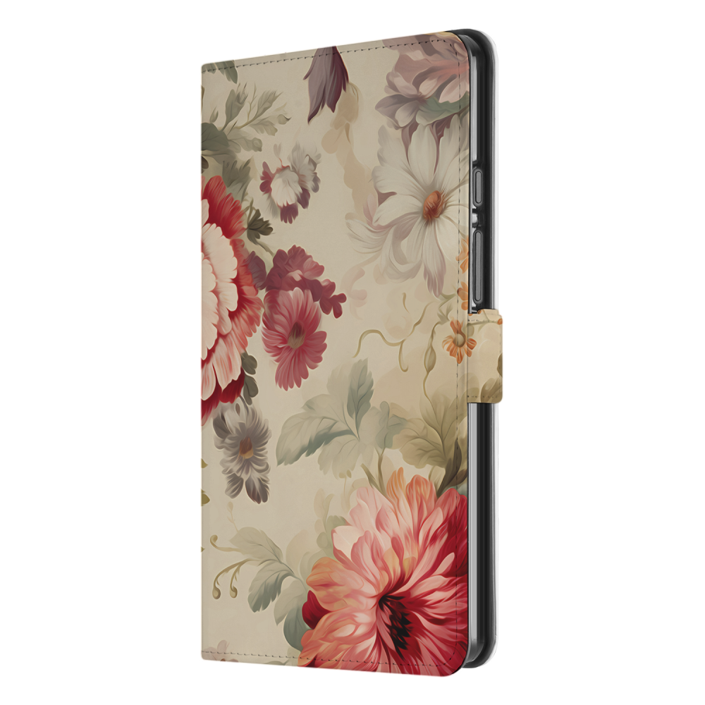 Uniek Samsung Galaxy Tab A9 Tablethoesje Bloemen Design | B2C Telecom