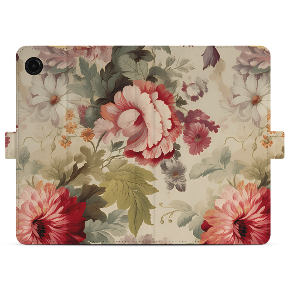 Uniek Samsung Galaxy Tab A9 Tablethoesje Bloemen Design | B2C Telecom