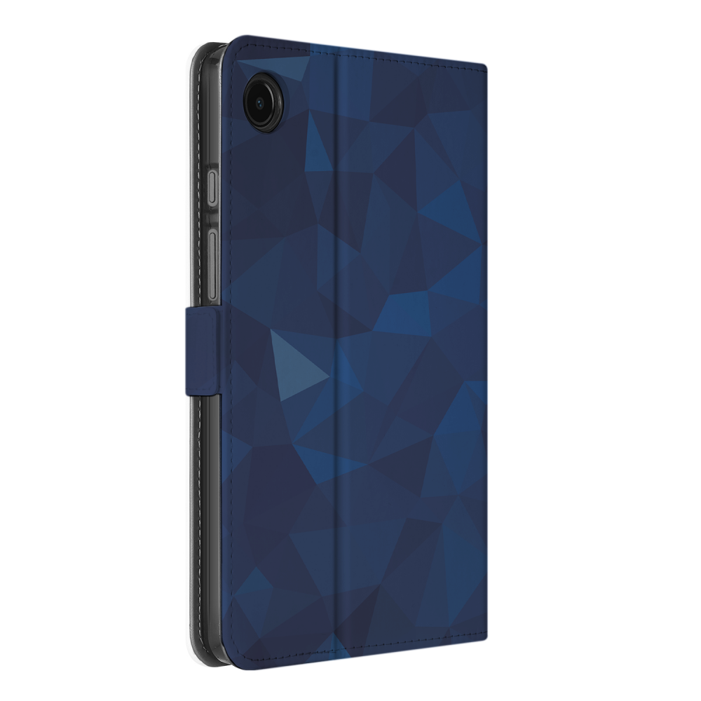 Uniek Samsung Galaxy Tab A9 Tablethoesje Polygon Blue Design | B2C Telecom