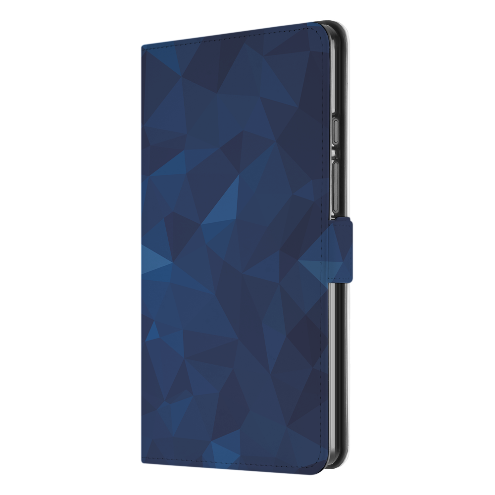 Uniek Samsung Galaxy Tab A9 Tablethoesje Polygon Blue Design | B2C Telecom