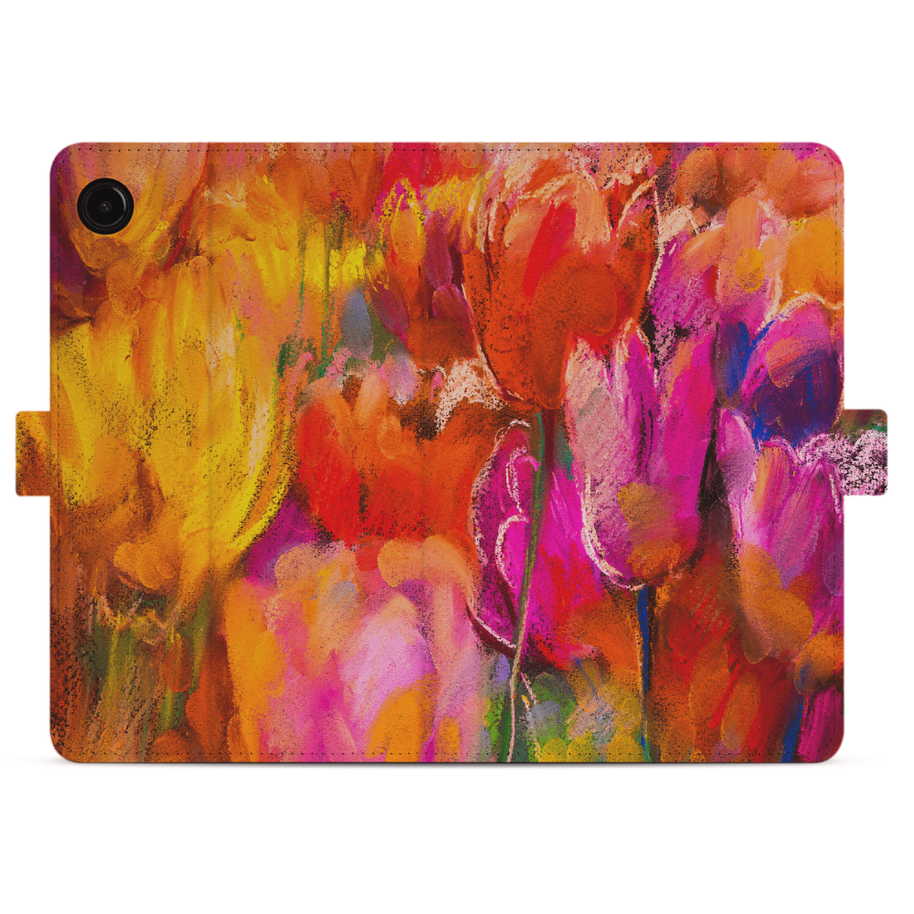 Uniek Samsung Galaxy Tab A9 Tablethoesje Tulpen Design | B2C Telecom