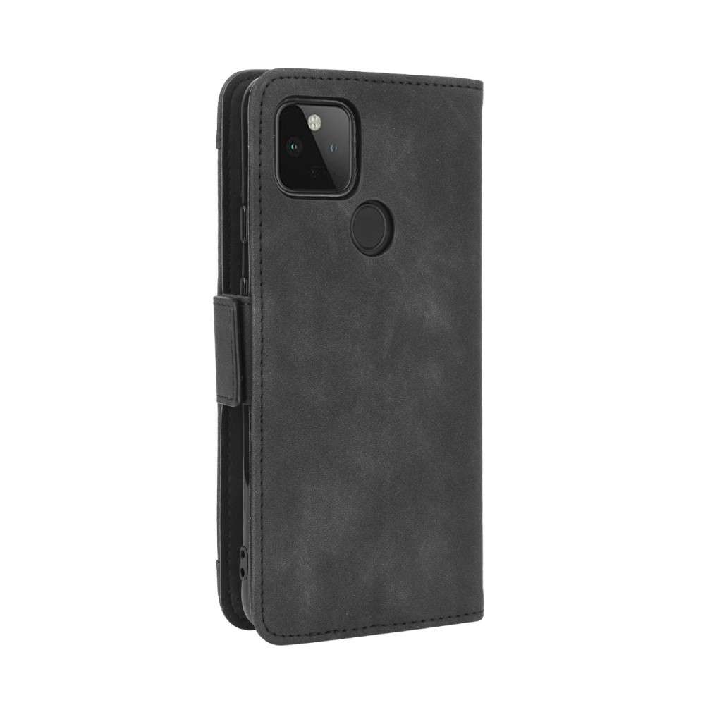 Wallet Case Google Pixel 4A 5G Hoesje Zwart met Standaard