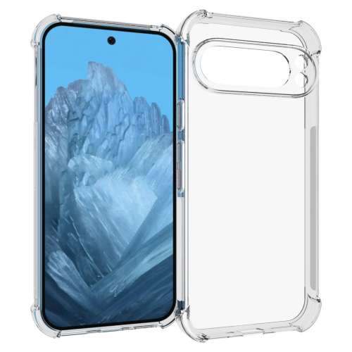 Anti-shock Back Cover voor de Google Pixel 9 Transparant