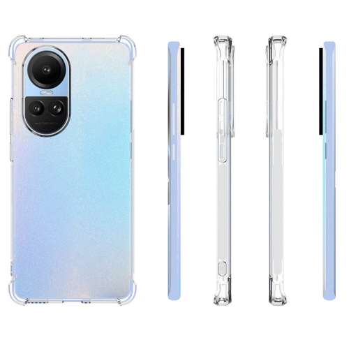 Anti-shock Back Cover voor de OPPO Reno10 Transparant