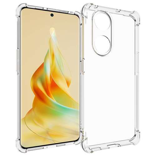 Anti-shock Back Cover voor de OPPO Reno8 T 5G Transparant