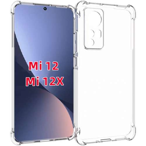 Anti-shock Back Cover voor de Xiaomi 12 | 12x Transparant