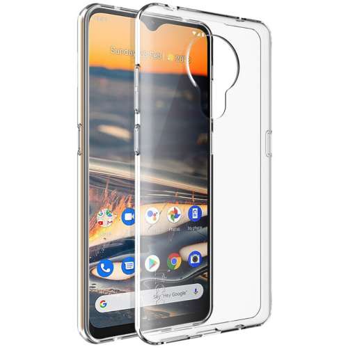 Backcase Nokia 5.3 TPU Siliconen Hoesje Doorzichtig