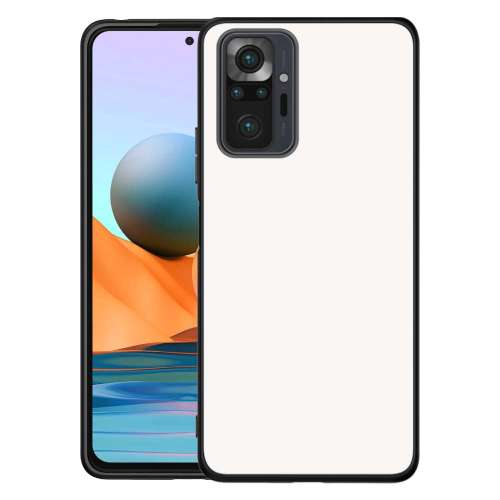 Backcover Xiaomi Redmi Note 10 Pro Hoesje Zwart/wit