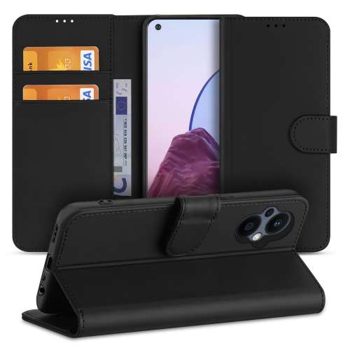 Book Case Hoesje OPPO Reno8 Lite | OnePlus Nord 20 5G Zwart