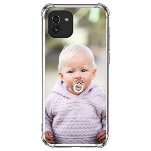 Fotohoesje Maken Galaxy A03 Anti-shock Back Cover