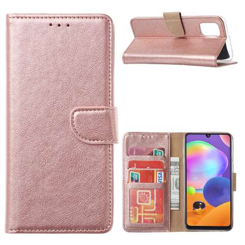 Samsung Galaxy A02s Book Cover Rose met Standaard