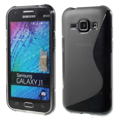 Tante Matig Passend Samsung Galaxy J1 Flexibel Hoesje Grijs, J100 | B2C Telecom