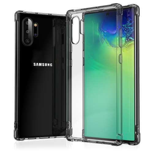 Samsung Galaxy Note 10 Plus Hoesje Anti-Shock Grijs