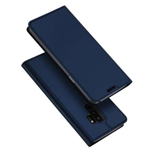 Samsung Galaxy S9 Plus Hoesje Blauw Luxe Uitstraling