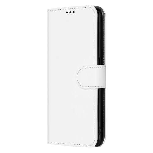 Telefoon Hoesje OPPO Reno 6 Pro Plus 5G Wallet Bookcase Wit met Pasjeshouder