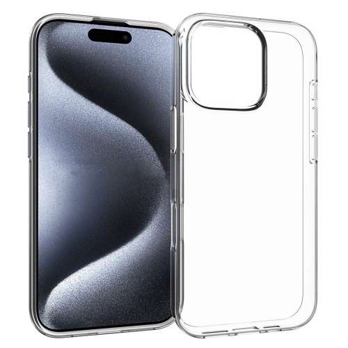 TPU Back Cover Hoesje voor de Apple iPhone 16 pro Transparant