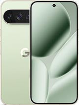 Google Pixel 10 Pro XL telefoonhoesje in groen met cameramodule en display.