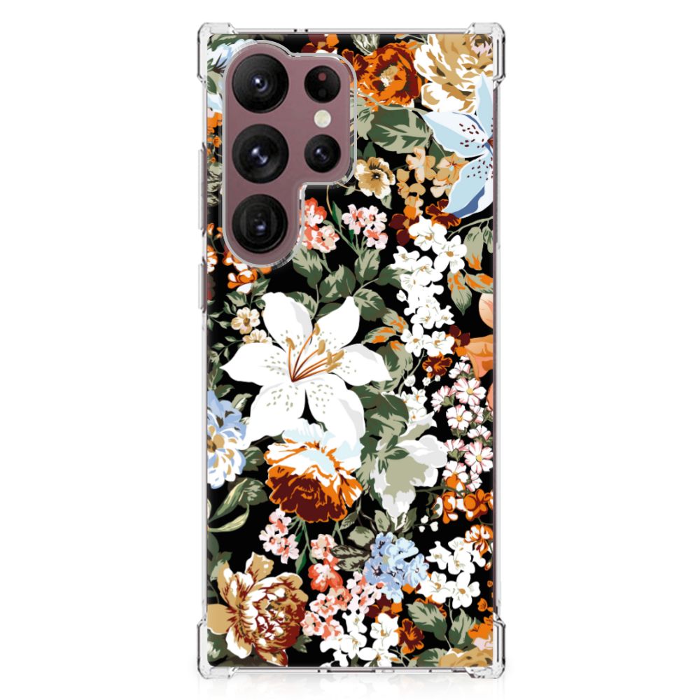 Case voor Samsung Galaxy S23 Ultra Dark Flowers