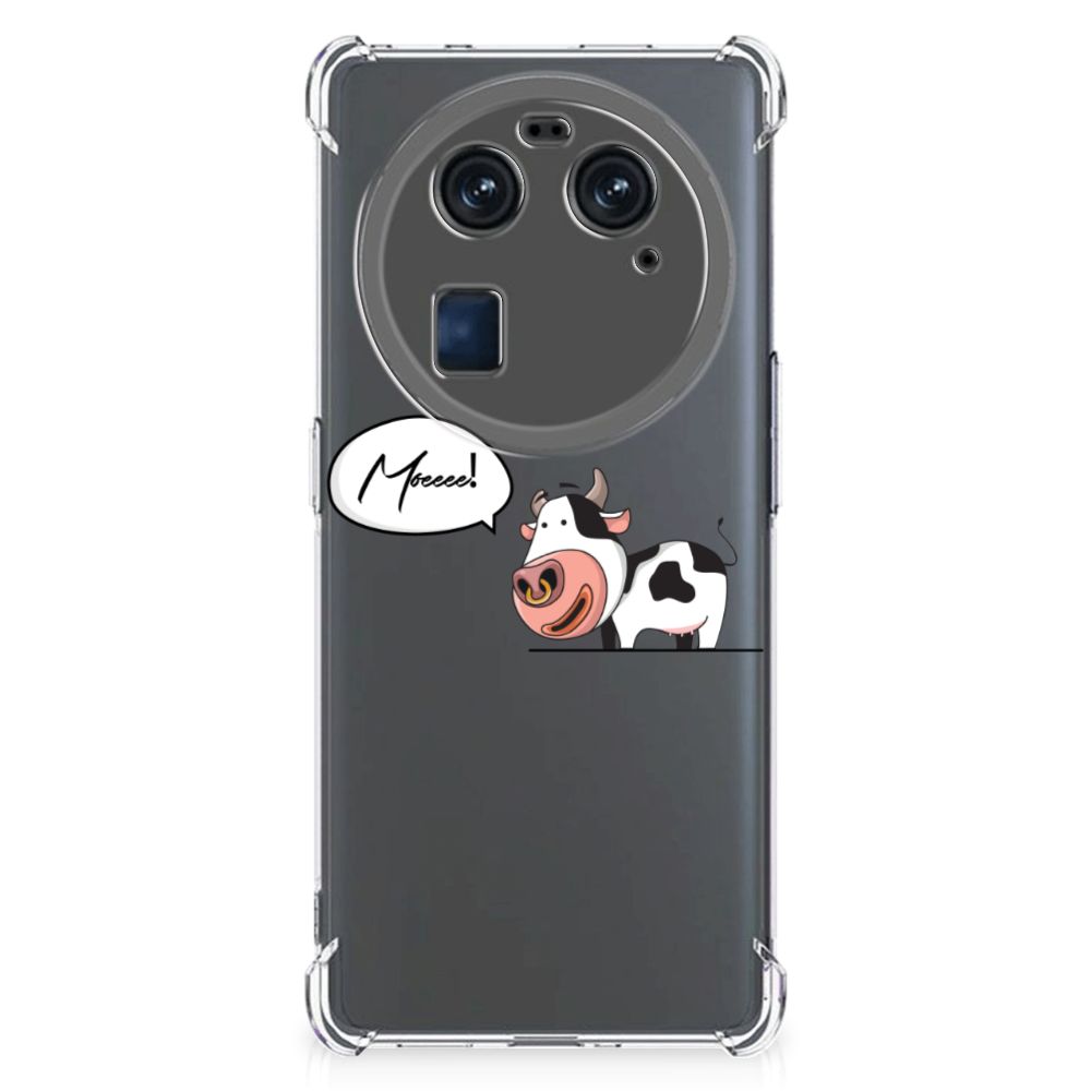 OPPO Find X6 Stevig Bumper Hoesje Cow